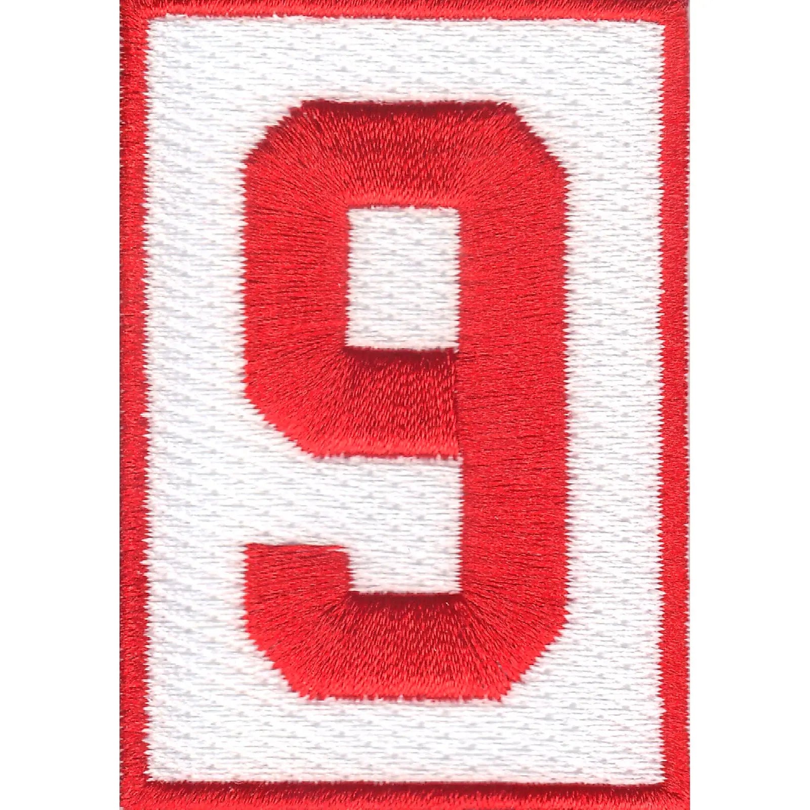 Gordie Howe #9 Memorial Jersey Patch (White)