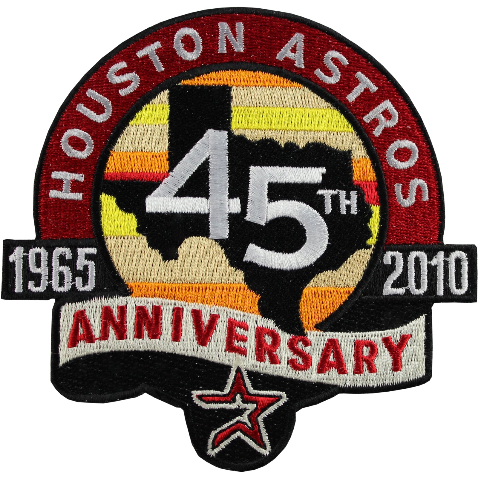 2010 Houston Astros 45th Anniversary Jersey Sleeve Patch