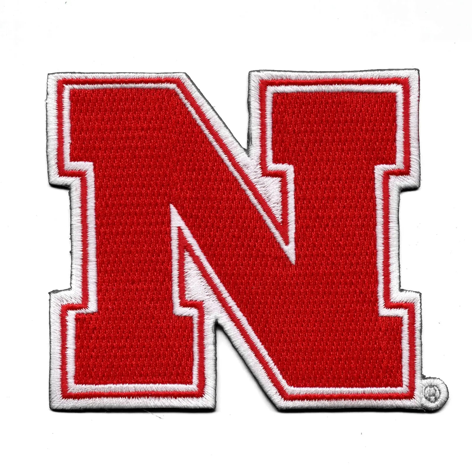 Nebraska Cornhuskers N Logo Iron On Embroidered Patch
