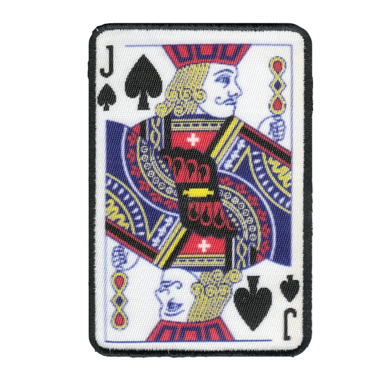 Jack Of Spades Card FotoPatch Game Deck Embroidered Iron On