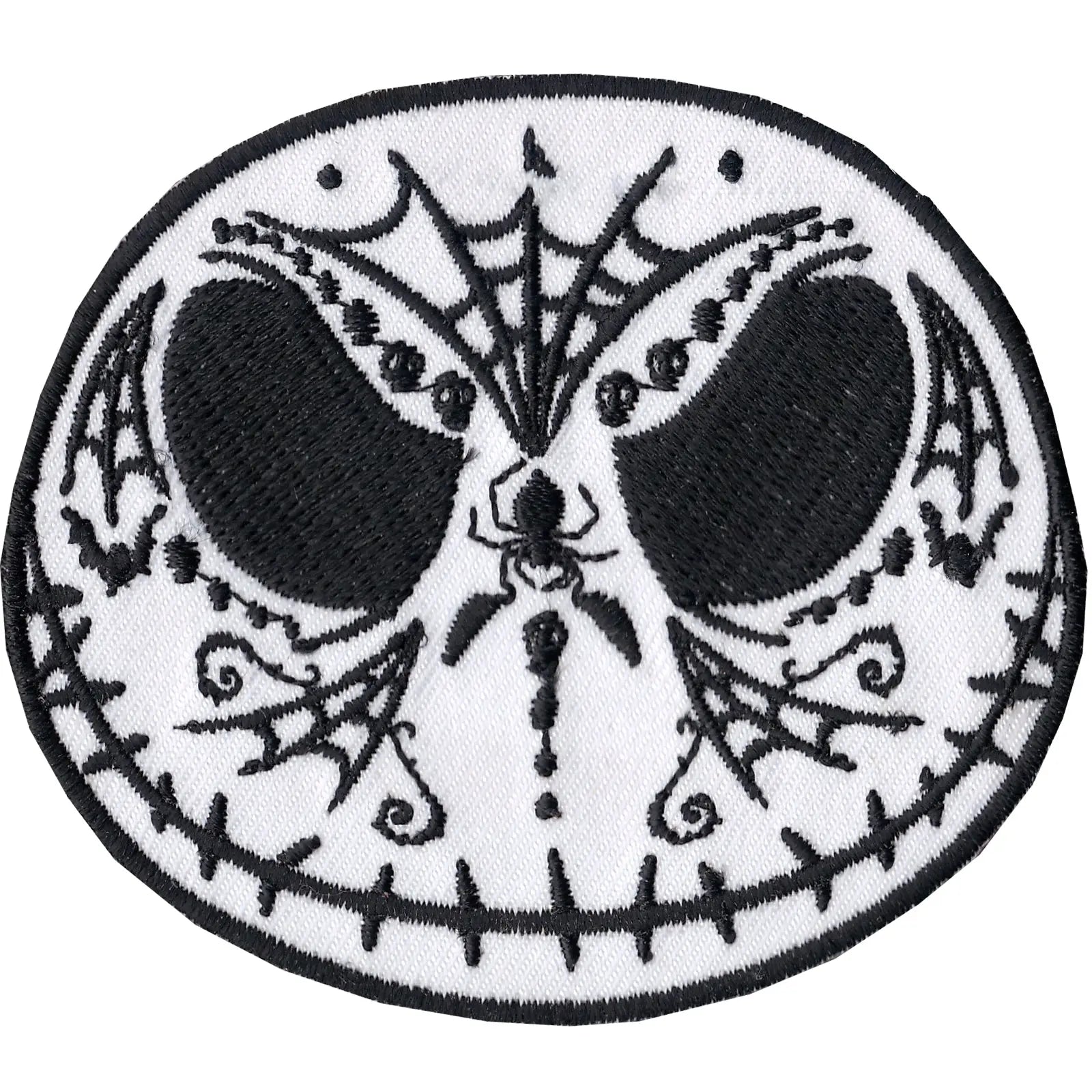 Nightmare Before Christmas Jack Skellington Sugar Skull Disney Iron On Applique Patch