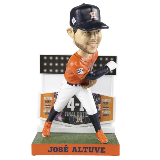 2017 World Series Final Out Houston Astros Jose Altuve Bobblehead