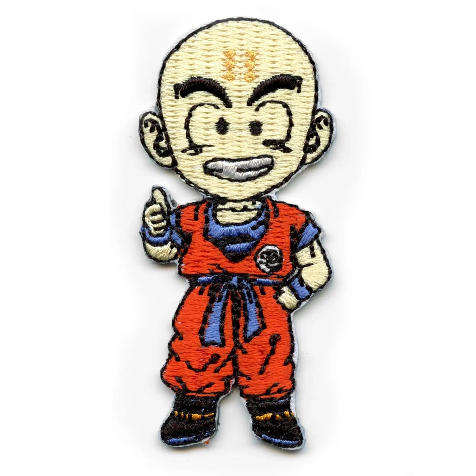 Dragon Ball Z Krillin Character Anime Embroidered Iron On Patch
