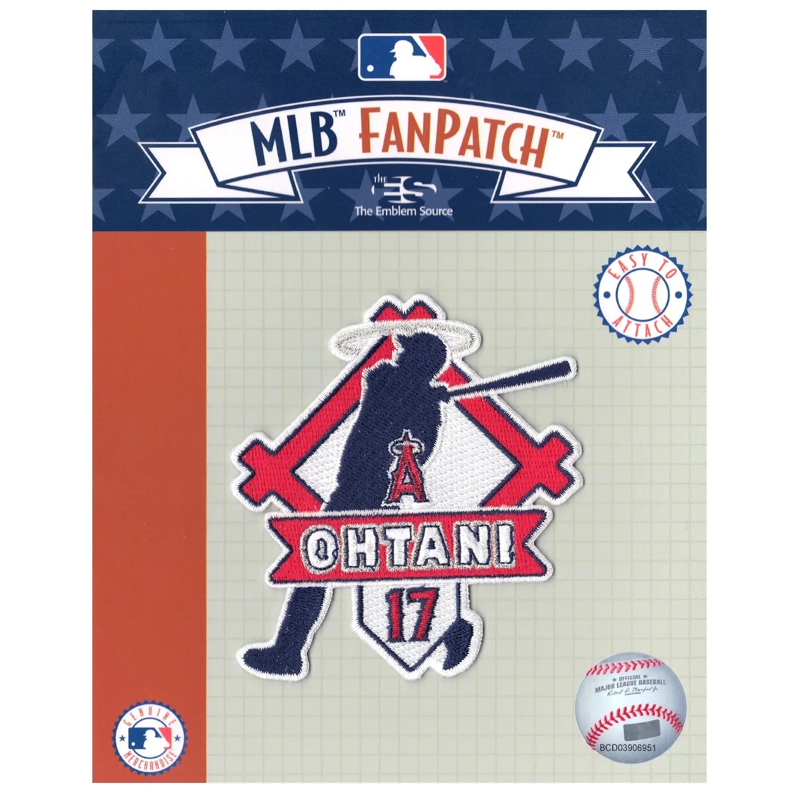 2018 Shohei Ohtani Los Angeles Angels "Longball" Fan Patch