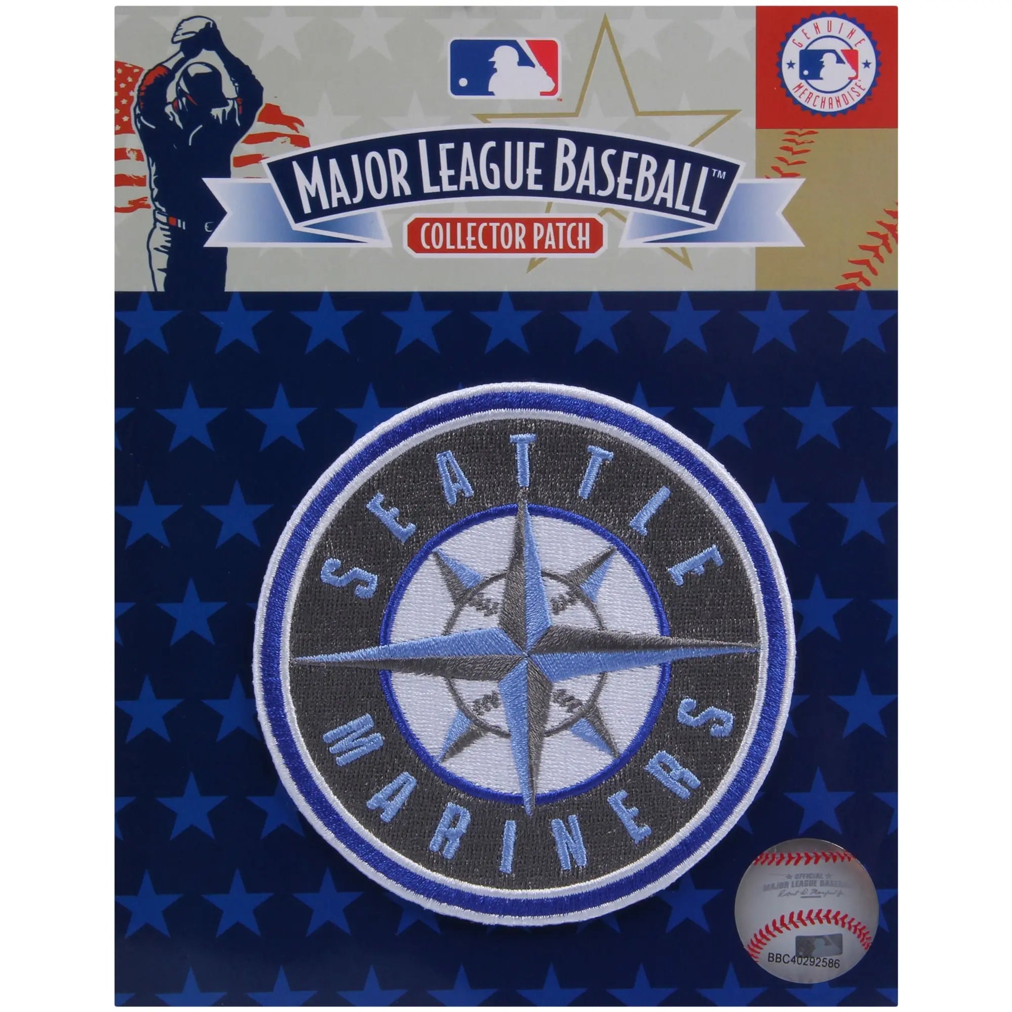 Seattle Mariners Fathers Day Blue Sleeve Jersey Patch