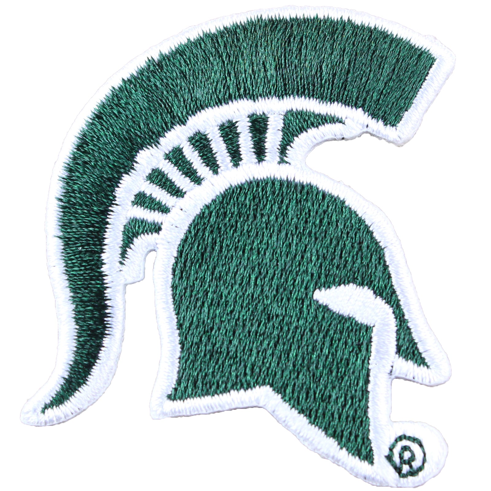 Michigan State Spartans Helmet Logo Iron On Embroidered Patch Small