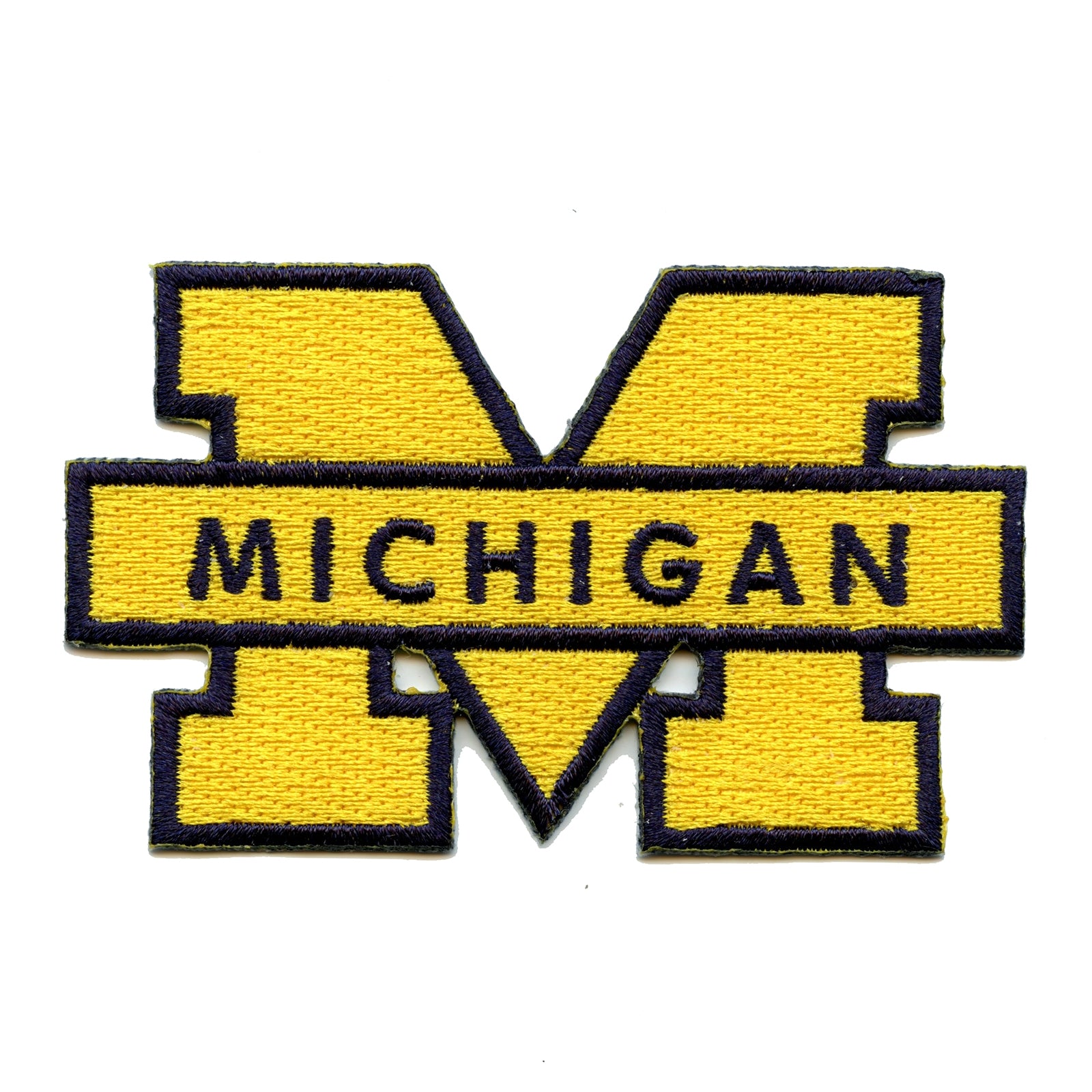 Michigan Wolverines Alternate Logo Iron On Embroidered Patch