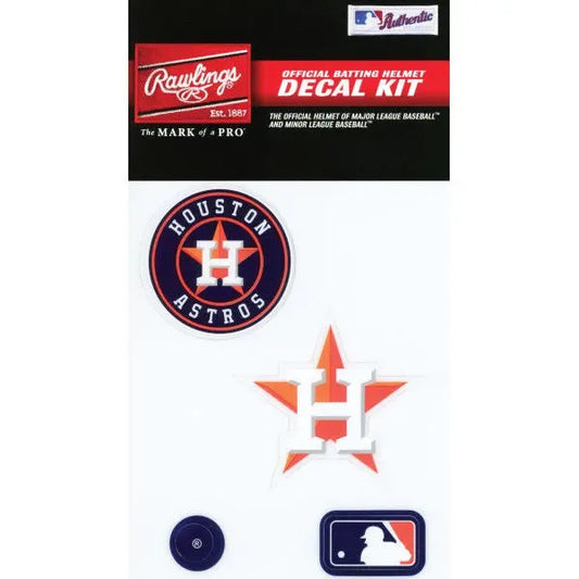 Houston Astros MLB Batting Helmet Decal Kit