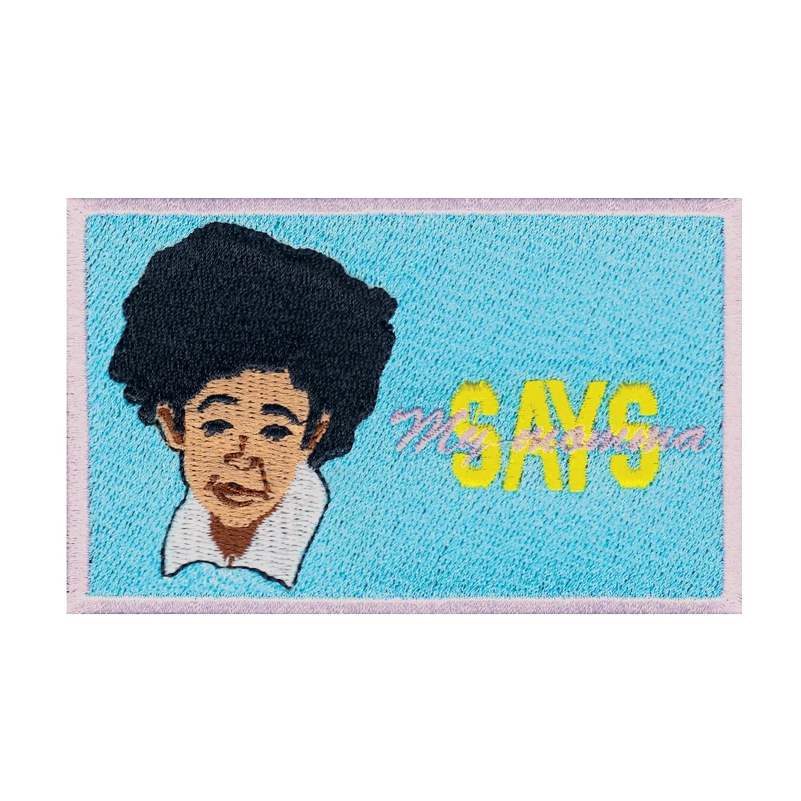 Little Cardi "My Momma Says" Meme Iron On Patch