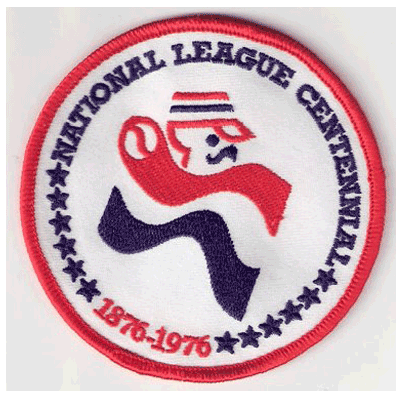 100th Anniversary National League Centennial Patch