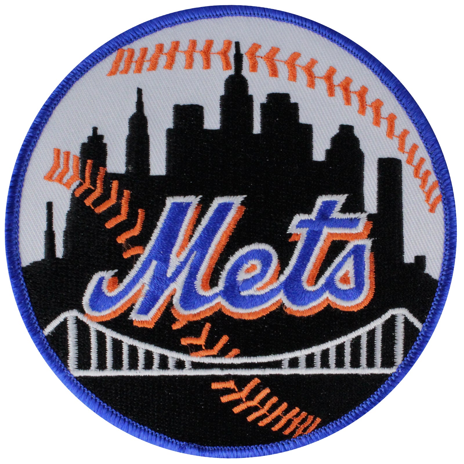 New York Mets Road Jersey Sleeve Patch (Blue Border)