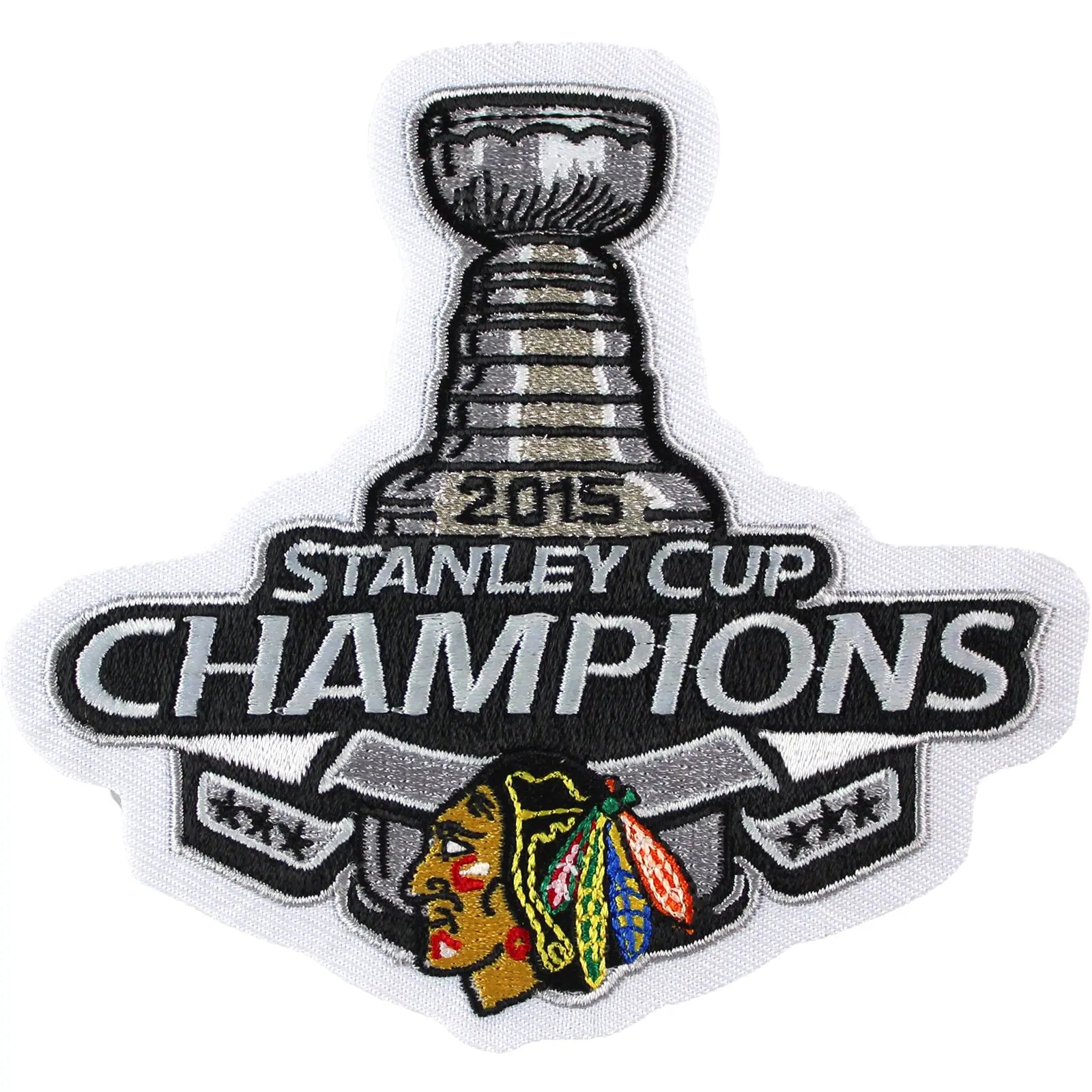 2015 NHL Stanley Cup Final Champions Chicago Blackhawks Jersey Commemorative Patch