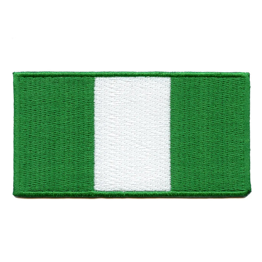Nigerian Country Flag Embroidered Iron On Patch