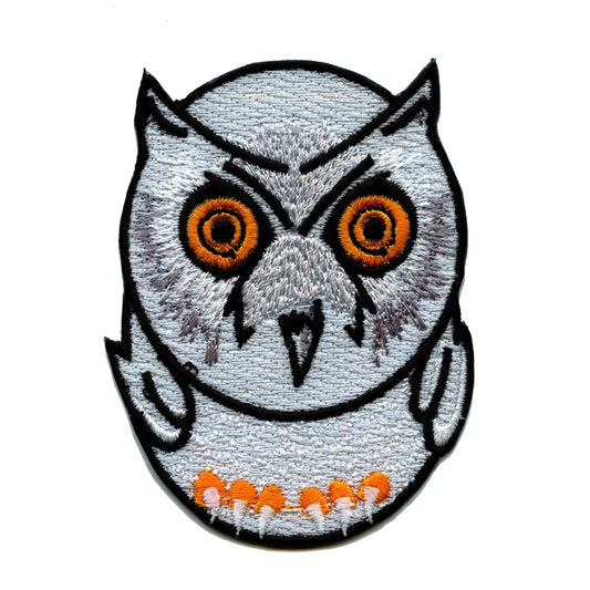 Night Owl Embroidered Iron-on Patch