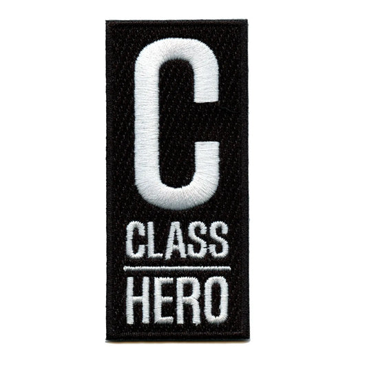One Punch Man Anime C-Class Hero Embroidered Iron On Patch