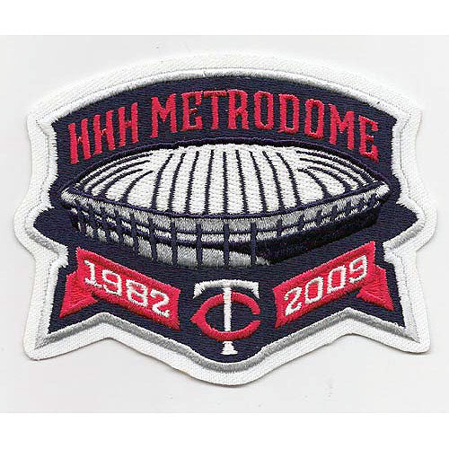2009 Minnesota Twins HHH Metrodome Final Season Patch