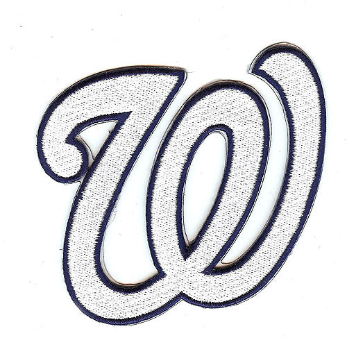 2009 Washington Nationals W Letter Logo Jersey Patch