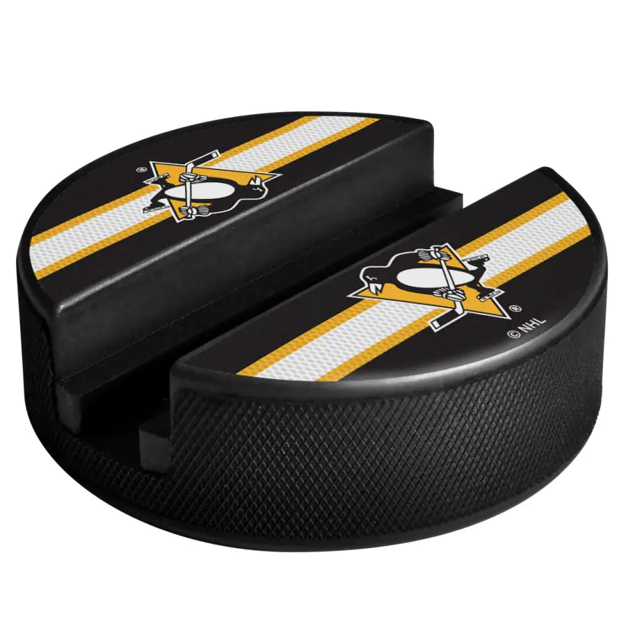 Pittsburgh Penguins Phone Device Hockey Puck Holder
