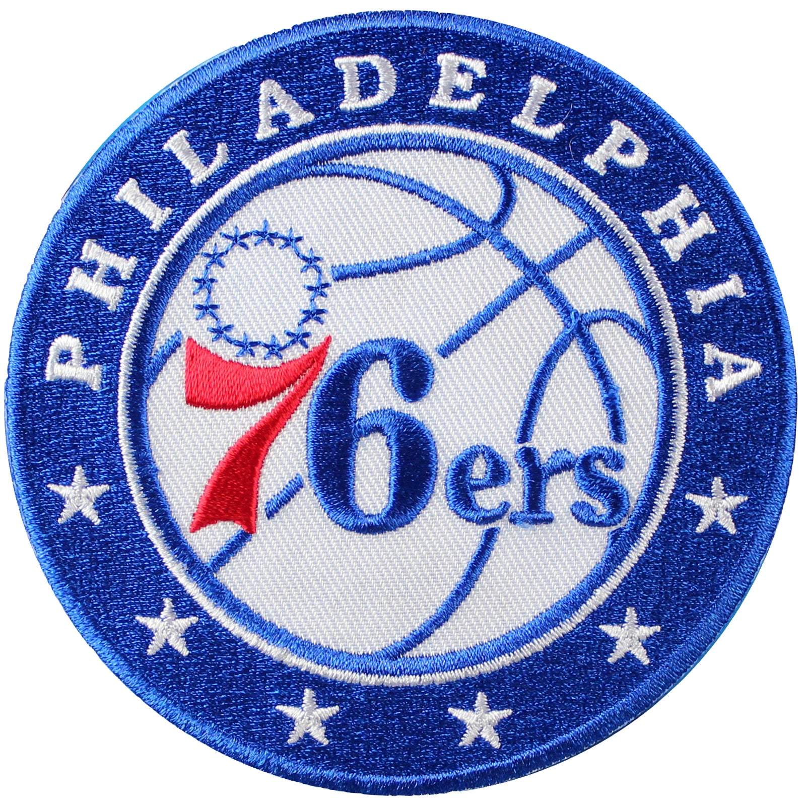 Philadelphia 76ers Large Sticker Iron On NBA Patch