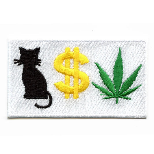 P.M.W. Funny Iron On Embroidered Patch