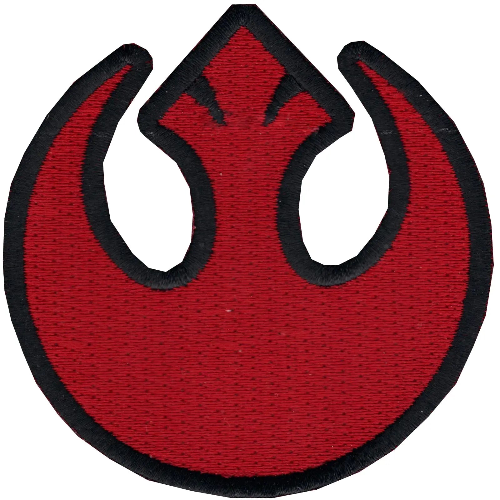 Star Wars Justice Rebel Forces Crest Logo Iron On Patch (Black Border)