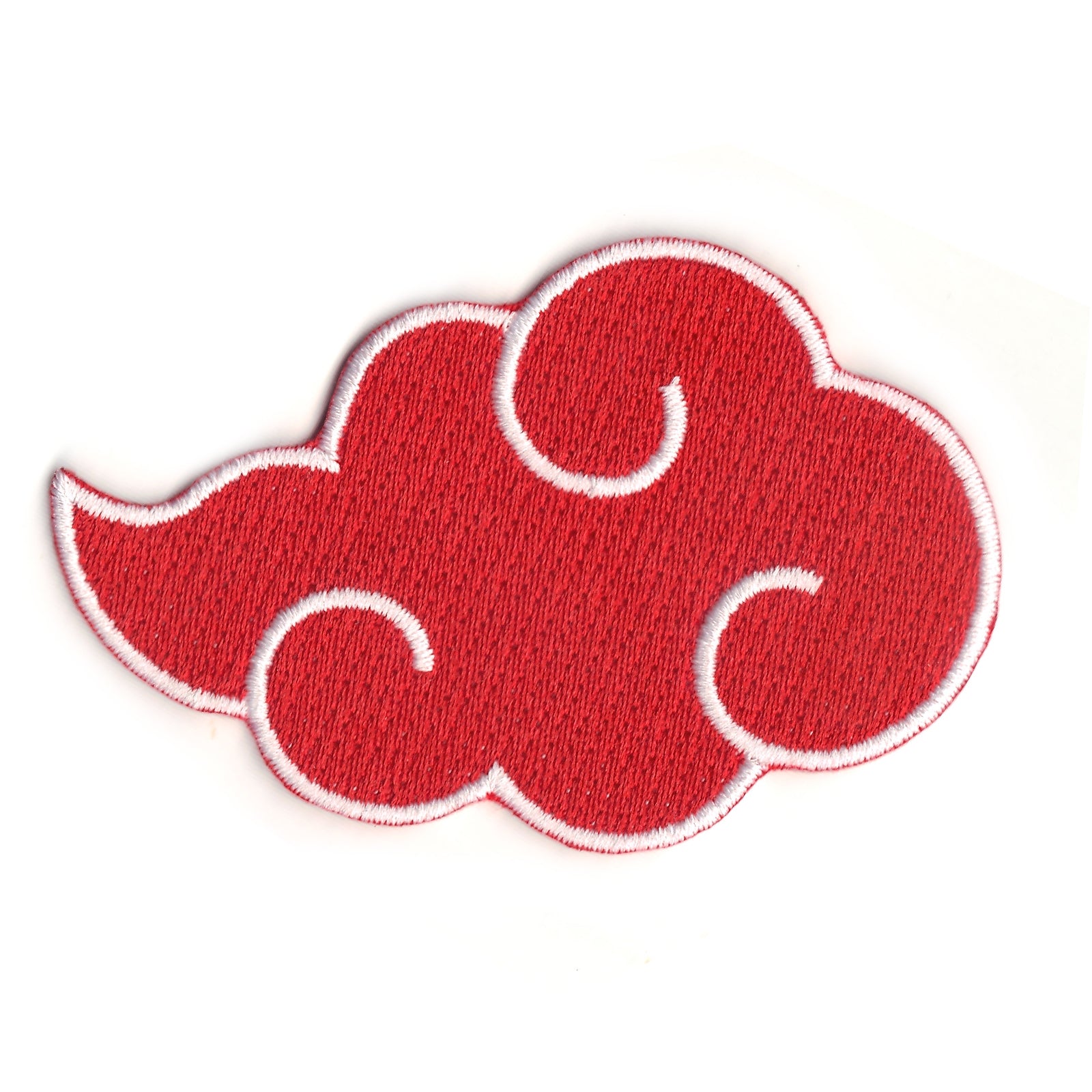 Naruto Akatsuki Shinobi Assassin Dawn Red Cloud Embroidered Iron On Patch Anime