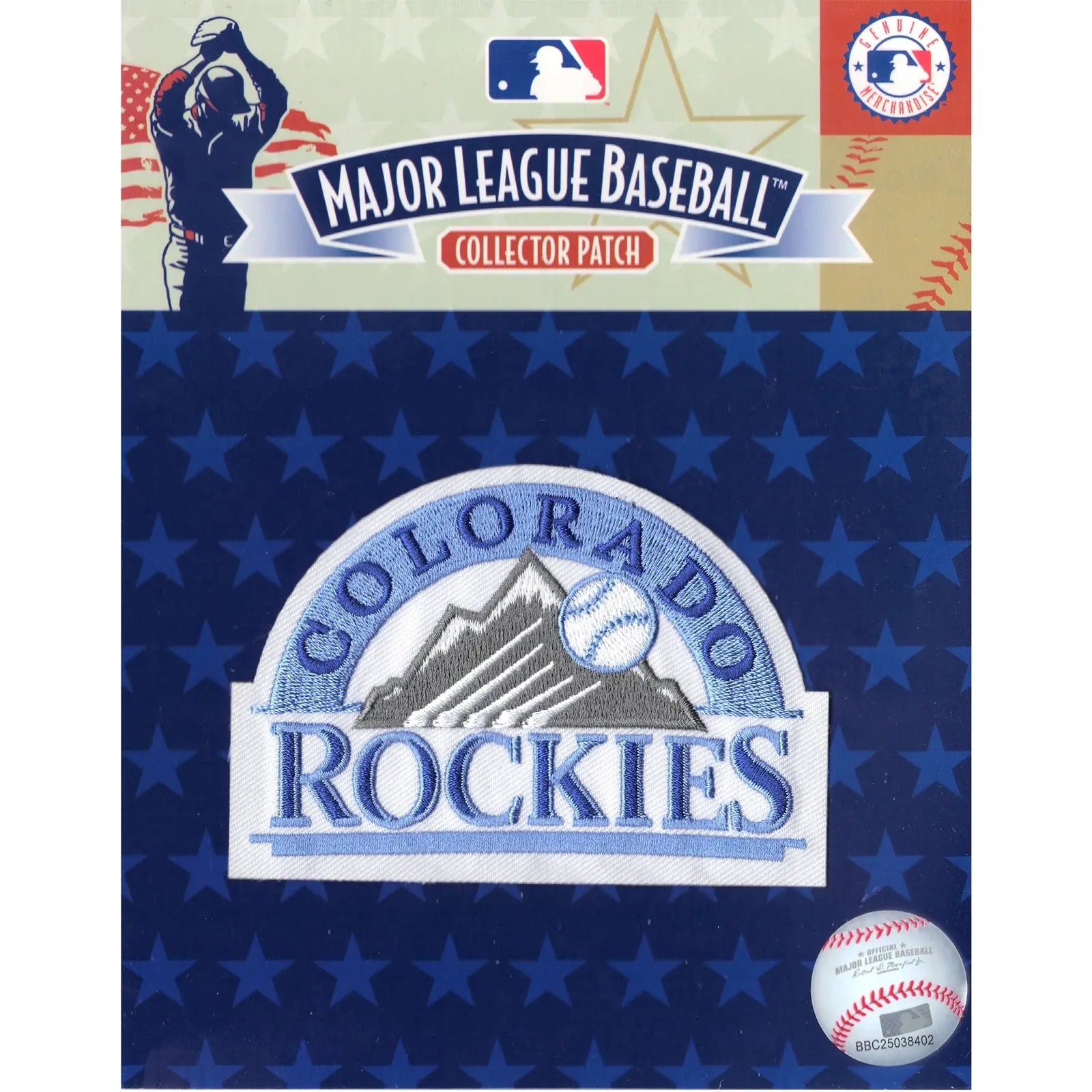 Colorado Rockies Fathers Day Blue Sleeve Jersey Patch