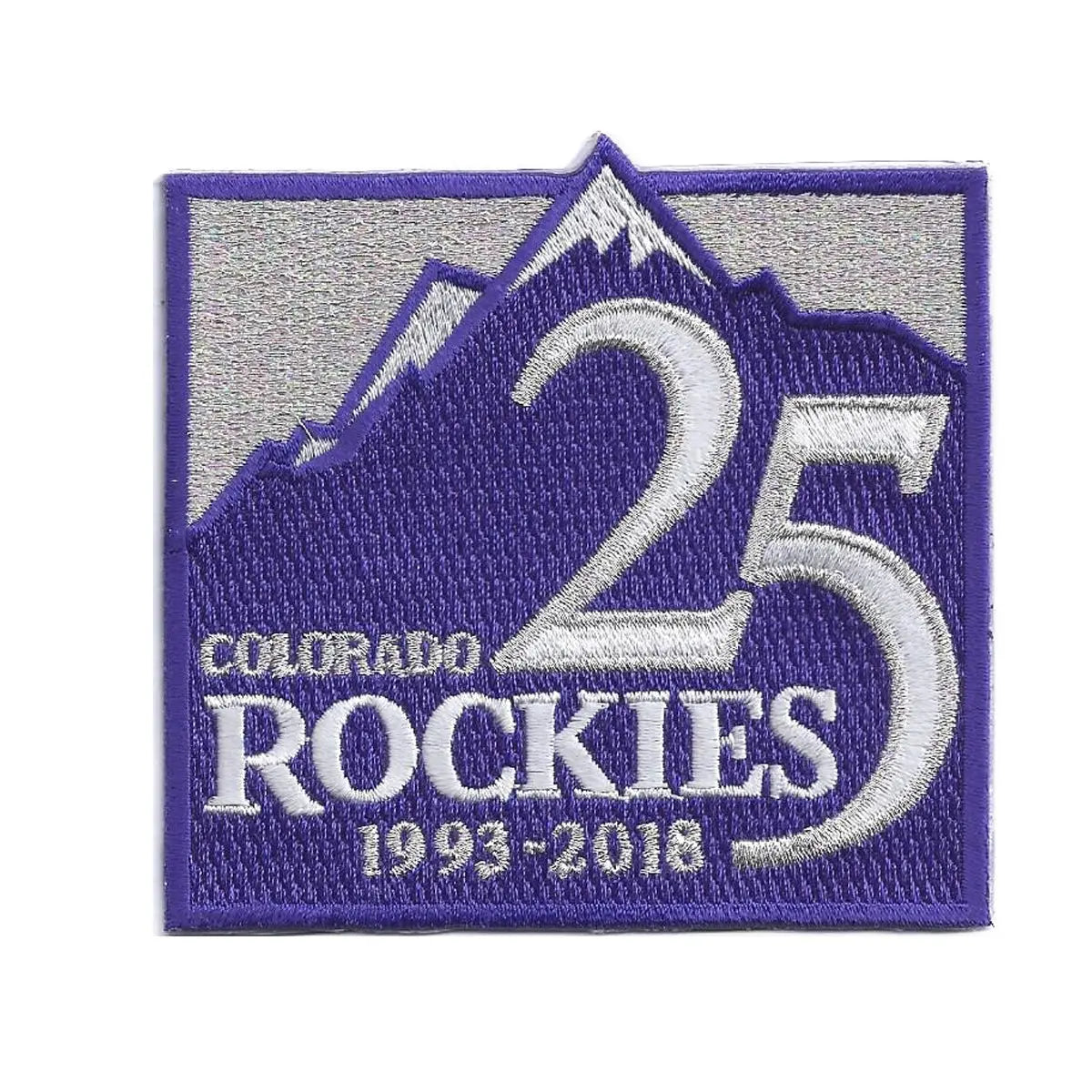 2018 1993 Colorado Rockies 25th Anniversary Logo Sleeve Patch