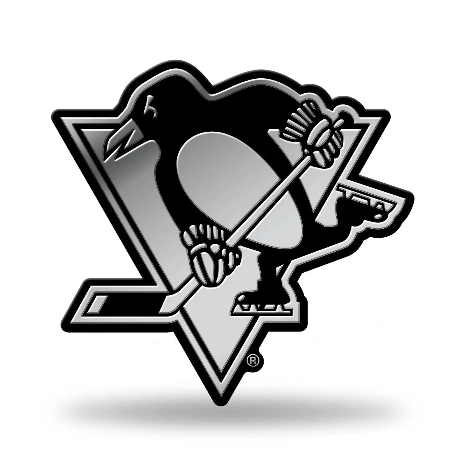 Pittsburgh Penguins Car 3D Chrome Auto Emblem (RICO)