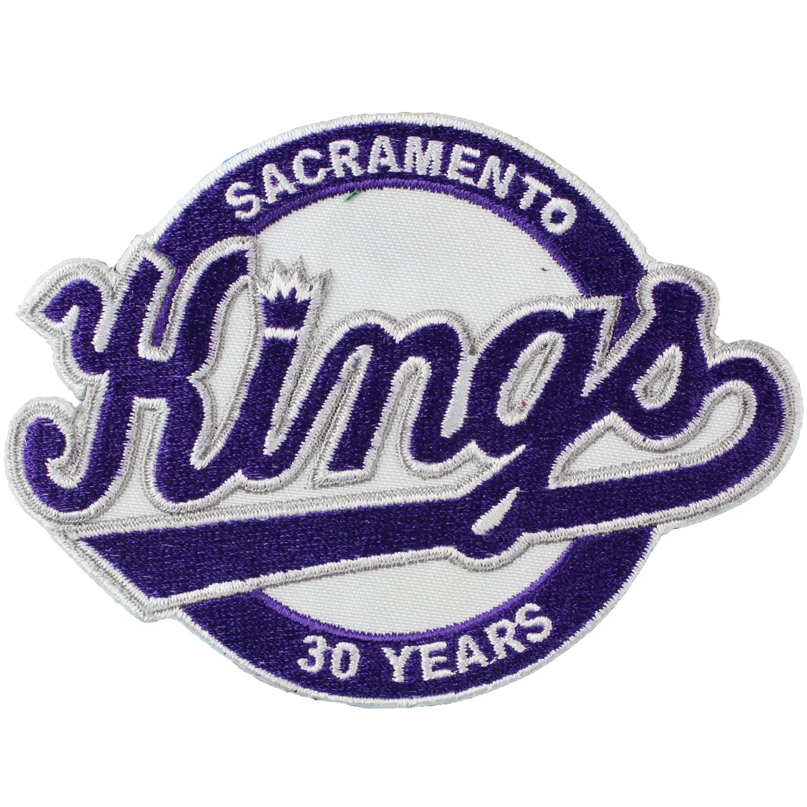 Sacramento Kings 30th Team Anniversary Season Logo Patch (2014)