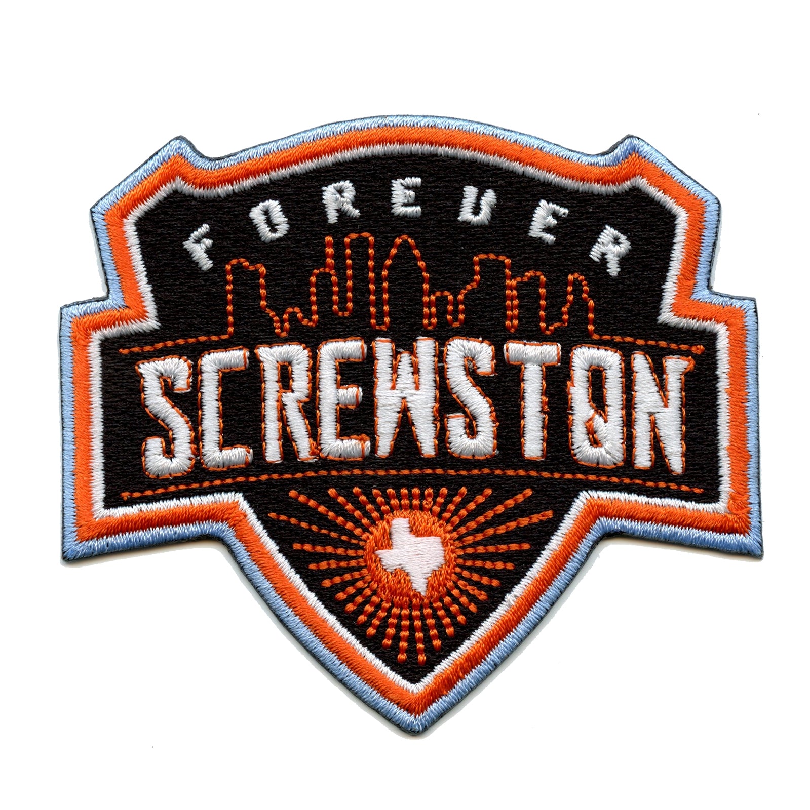 Houston Texas Screwston Soccer Parody Iron On Patch