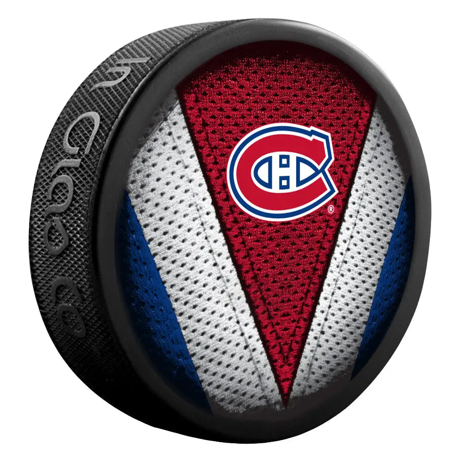 Montreal Canadiens NHL Collectors Stitch Hockey Game Puck
