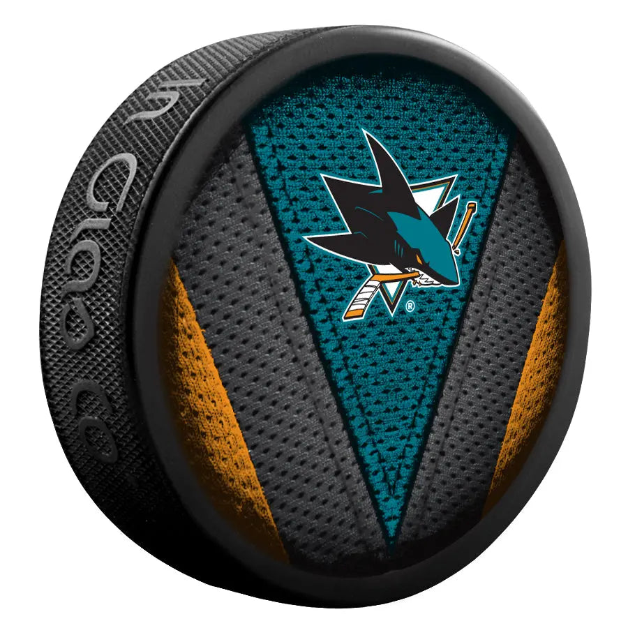 San Jose Sharks NHL Collectors Stitch Hockey Game Puck