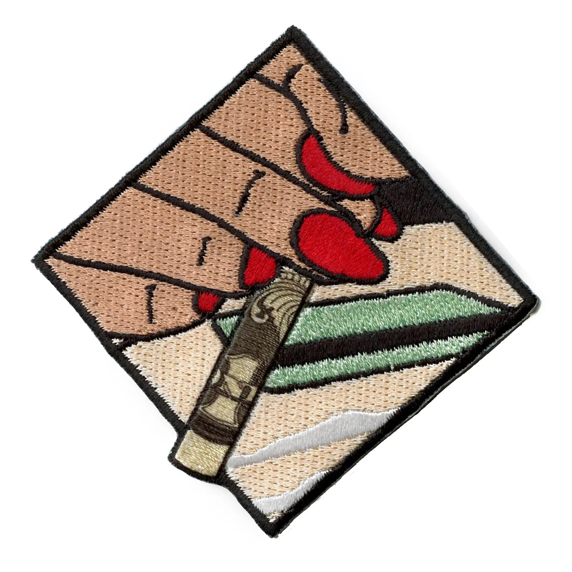 Gimme A Line Patch Illicit Party Activity Embroidered Iron On