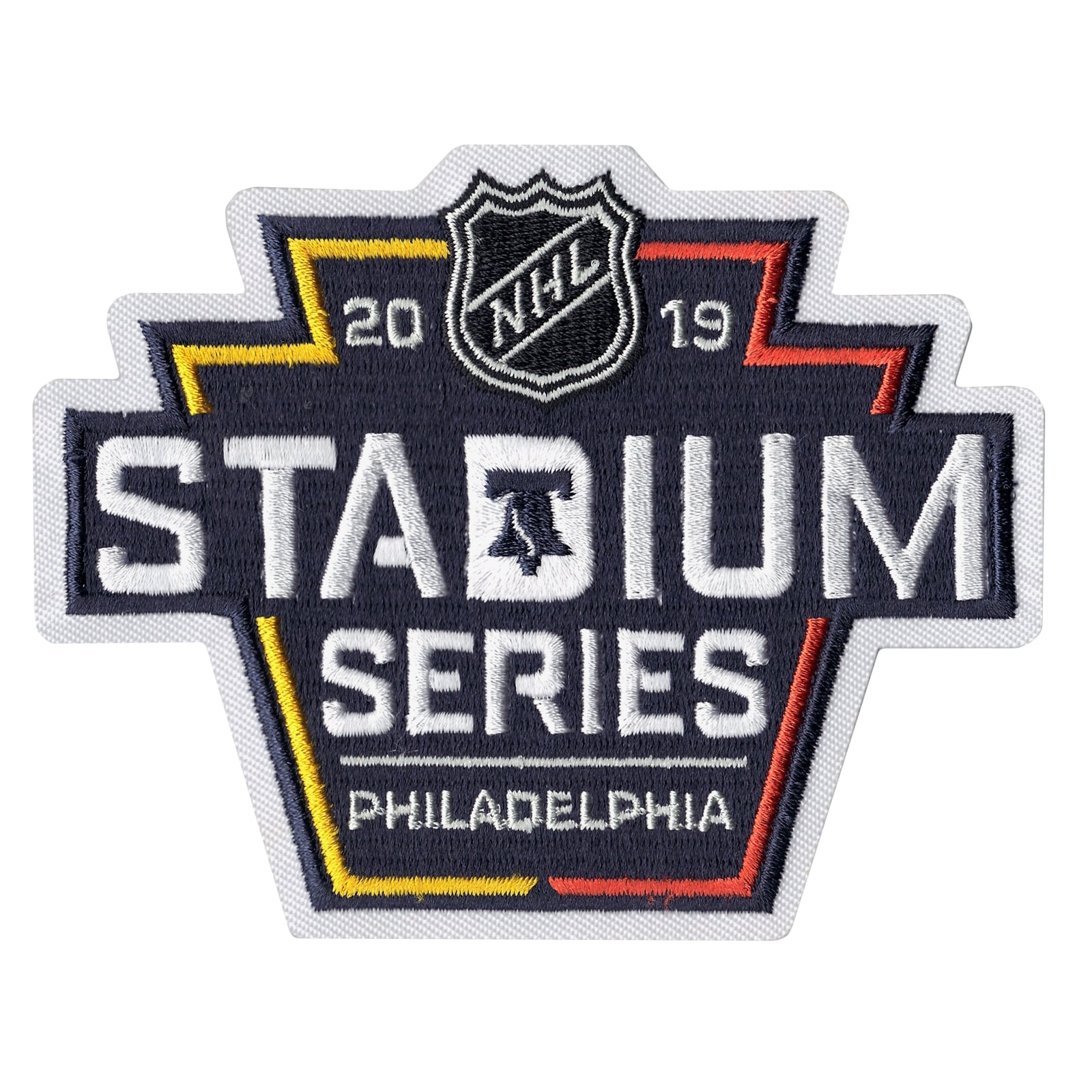 2019 Official NHL Stadium Series Game Jersey Patch (Philadelphia Flyers vs. Pittsburgh Penguins)