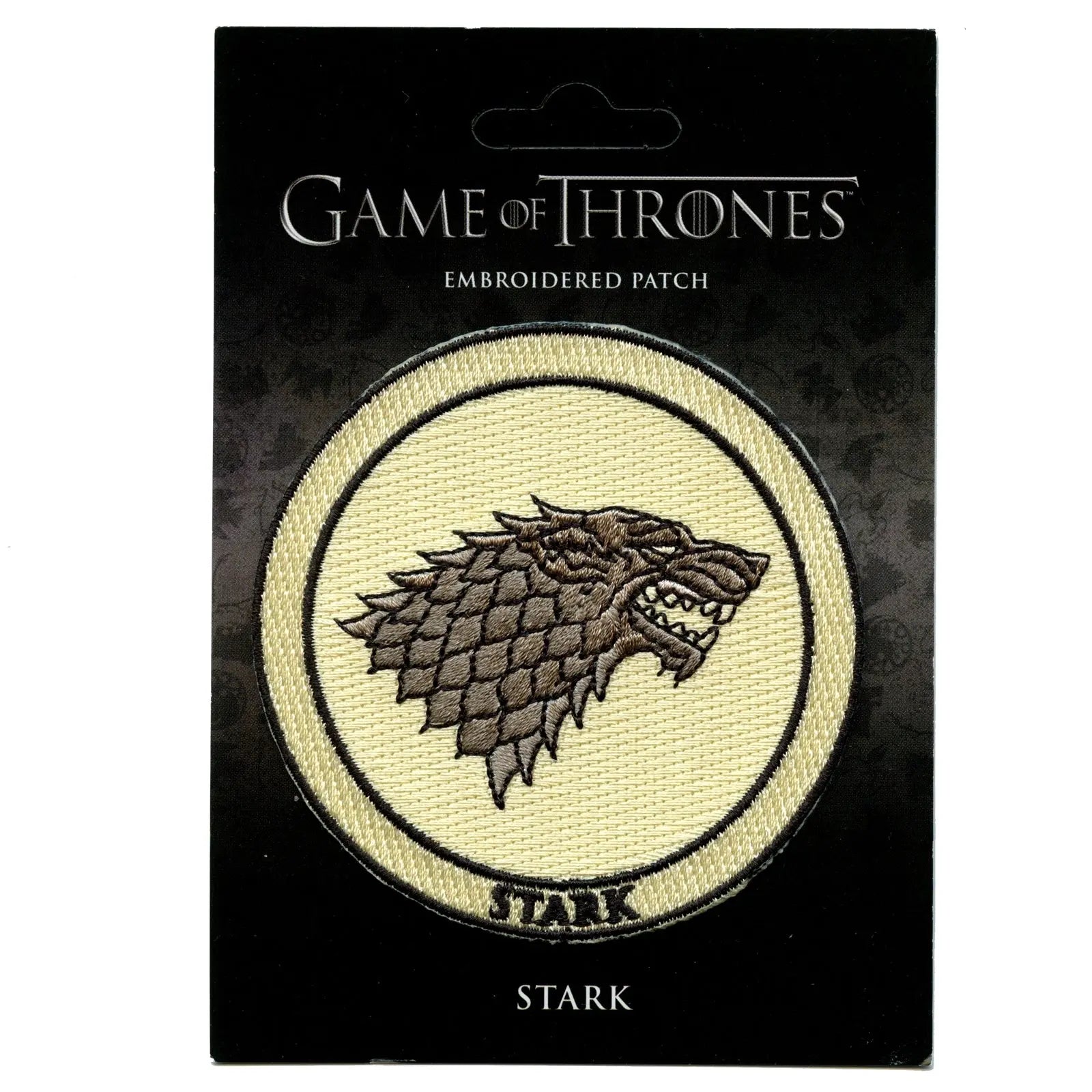 Official Game Of Thrones House Stark HBO Embroidered Patch
