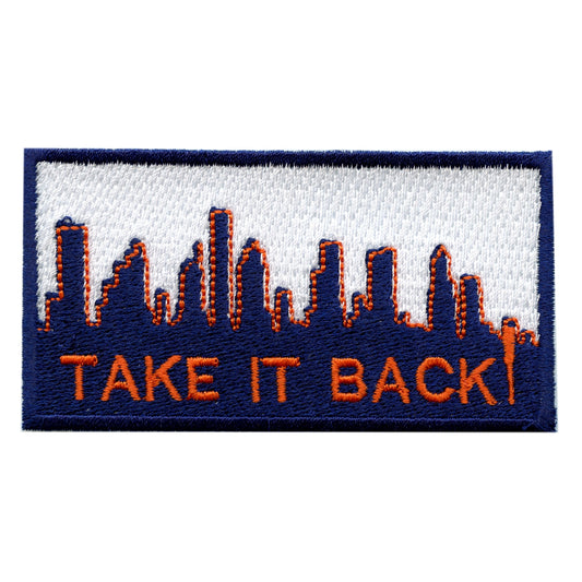 Houston Baseball Team Parody "Take It Back" Embroidered Iron on Patch
