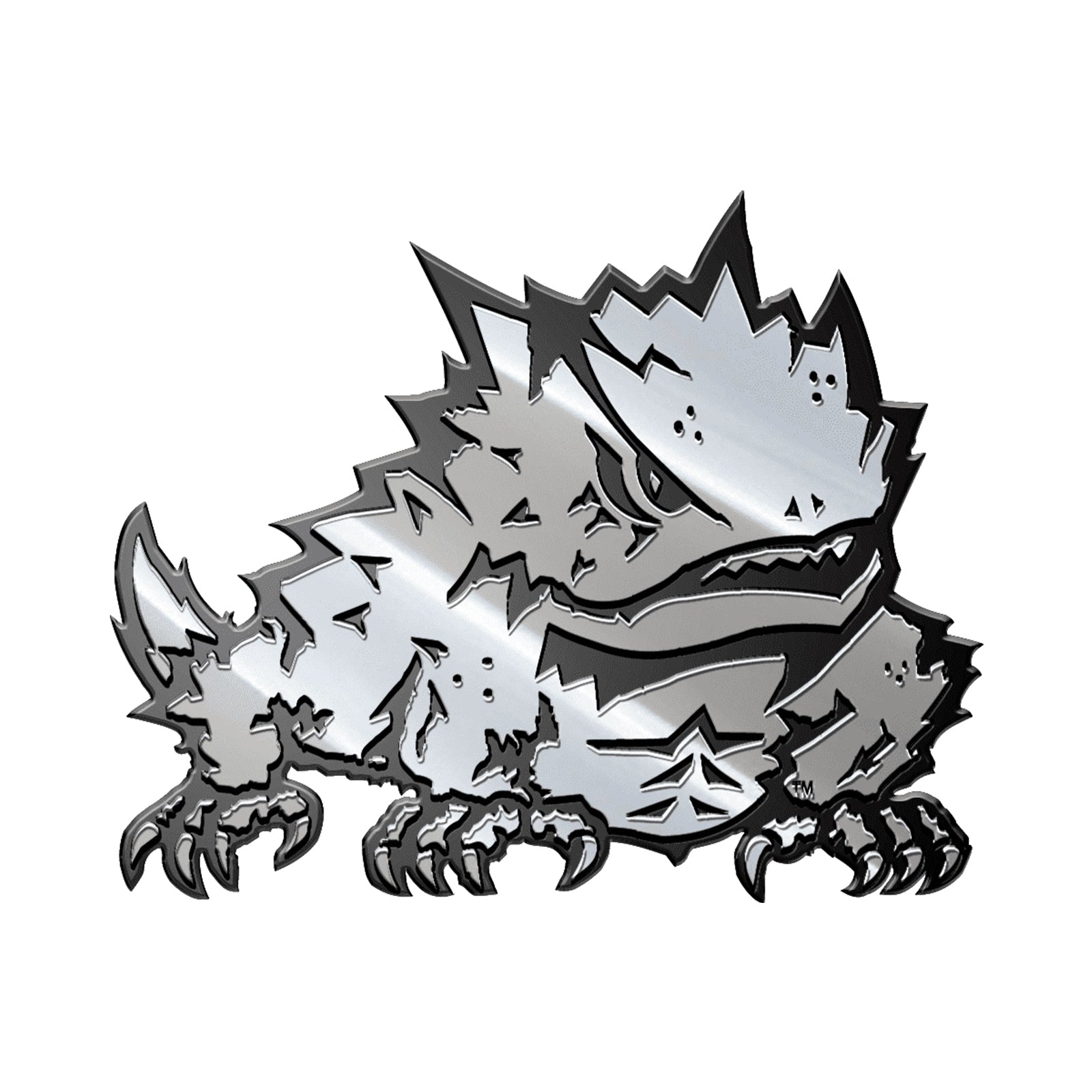 TCU Horned Frogs Premium Solid Metal Chrome Plated Car Auto Emblem