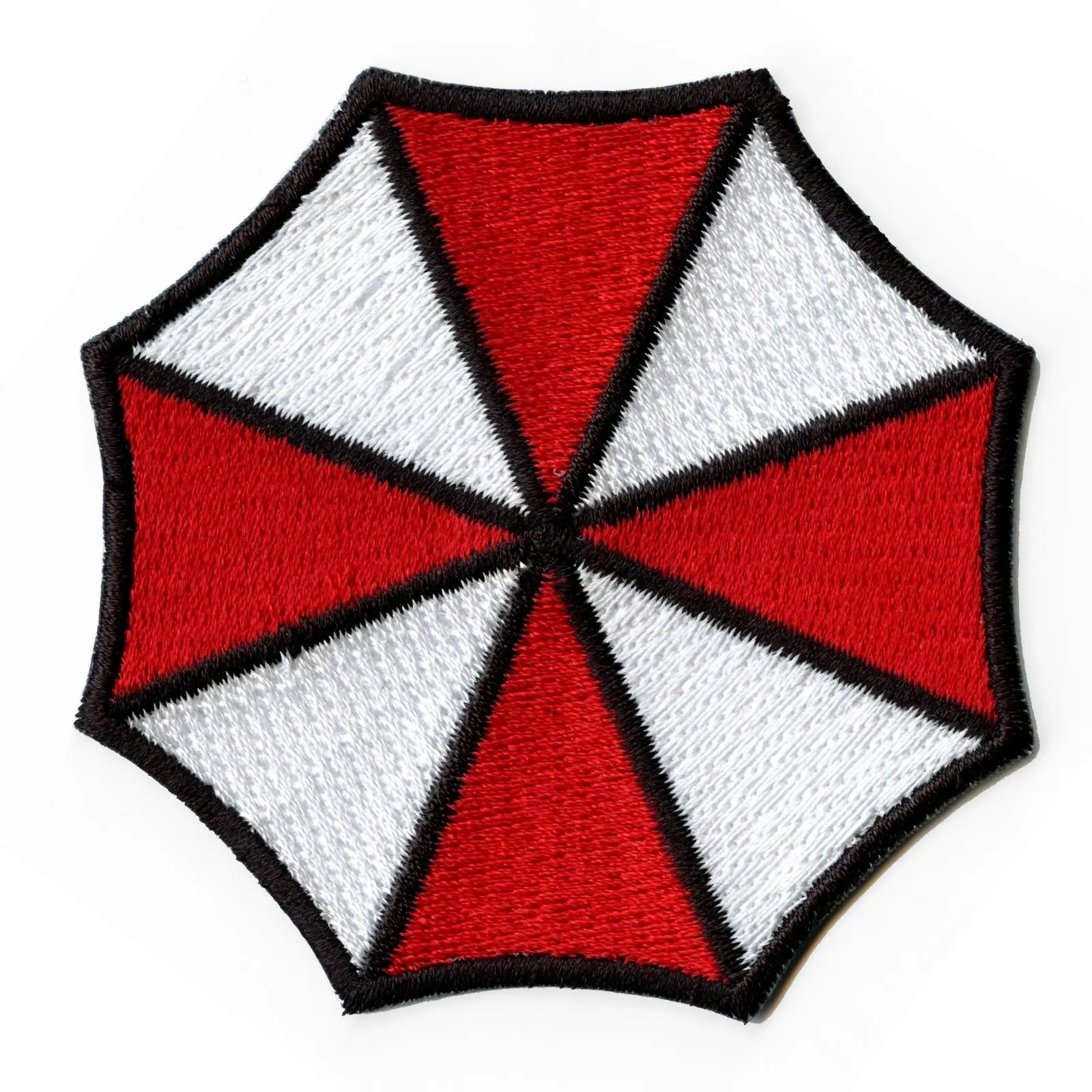 Red Umbrella Pharmacy Shield Logo Iron On Embroidered Patch