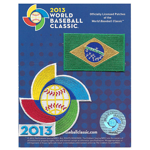 Brazil 2013 World Baseball Classic Patch Pack