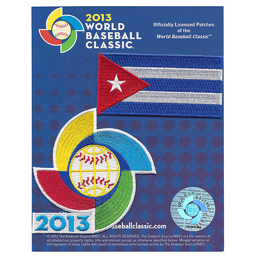 Cuba 2013 World Baseball Classic Patch Pack