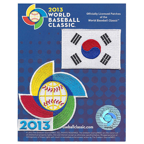 Korea 2013 World Baseball Classic Patch Pack