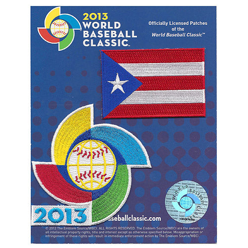 Puerto Rico 2013 World Baseball Classic Patch Pack