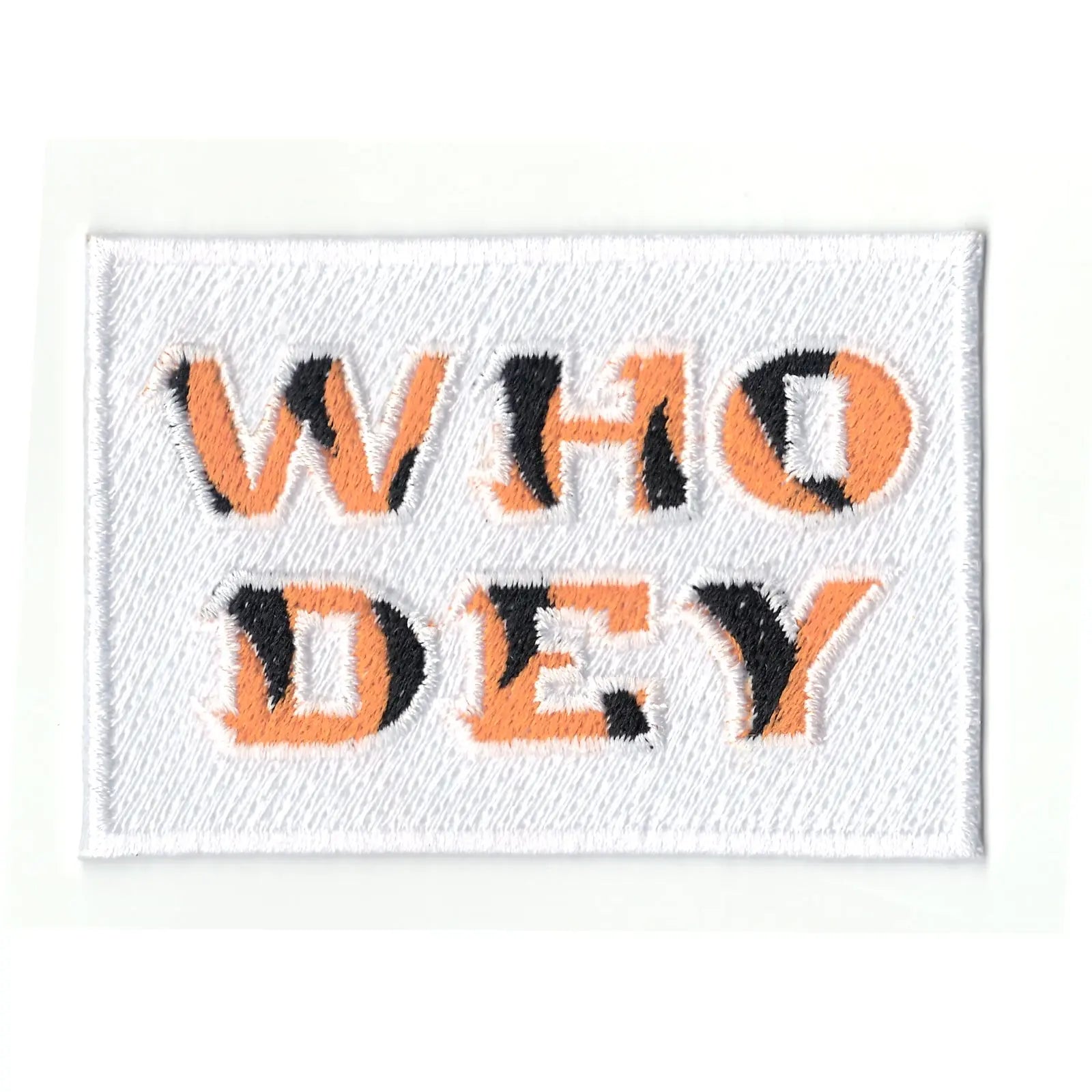 Cincinnati Ohio Football Parody Who Dey Iron On Patch