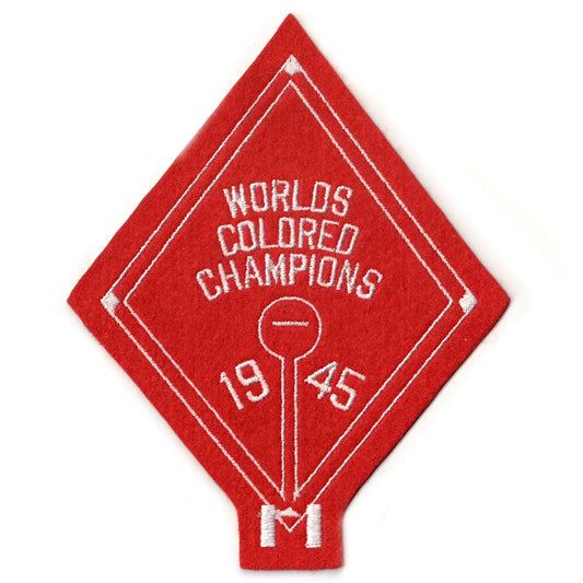 1945 Worlds Colored Champions Cleveland Buckeyes Rare Patch