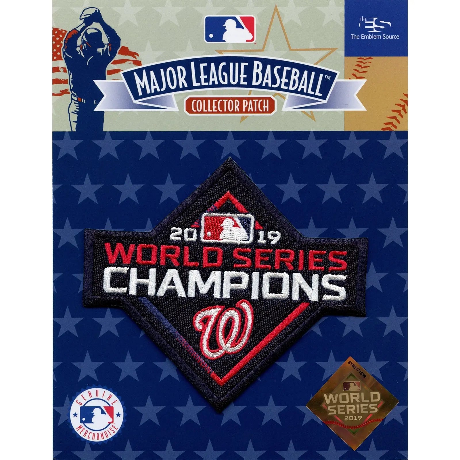 2019 MLB World Series Champions Washington Nationals Jersey Patch