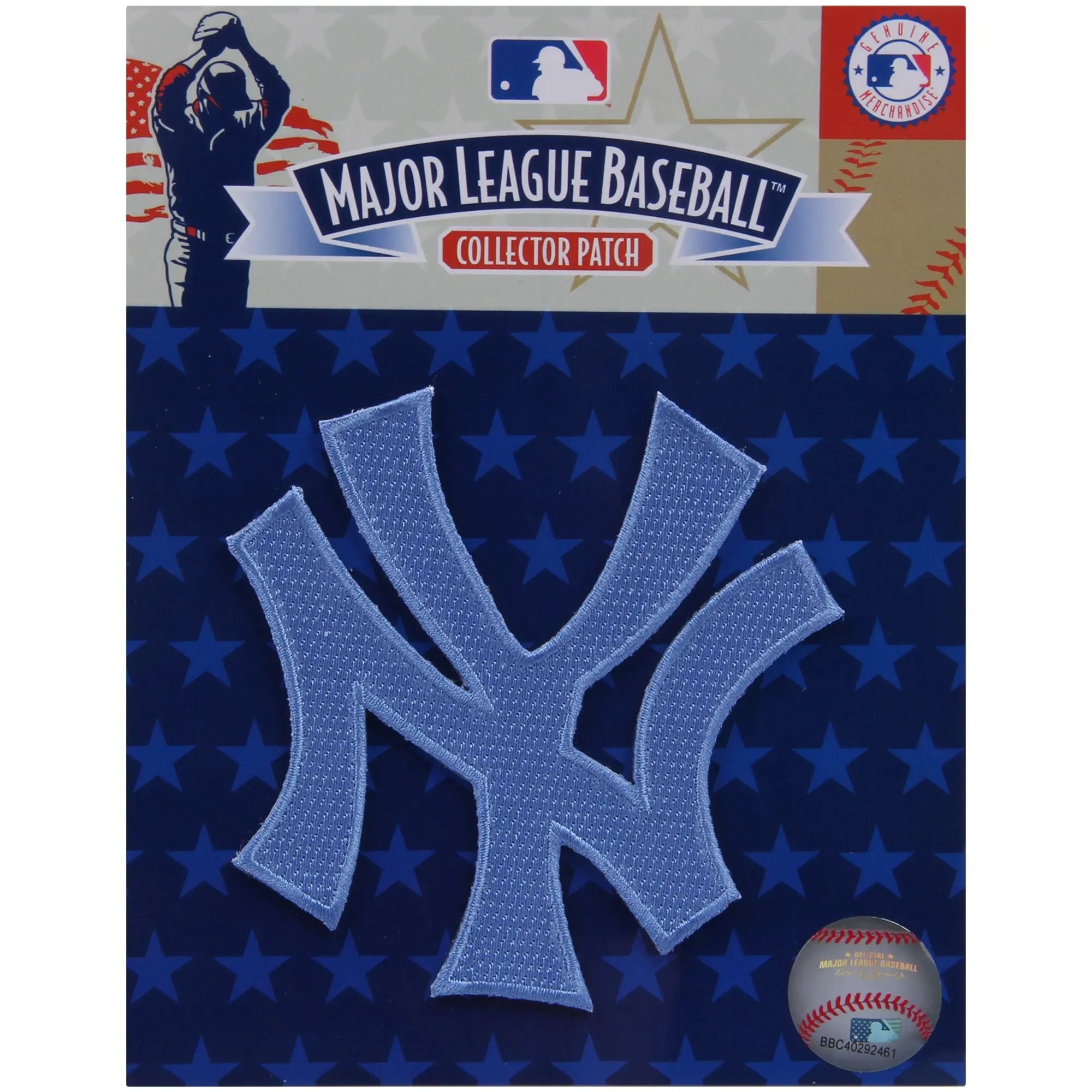 New York Yankees Fathers Day Blue Sleeve Jersey Patch