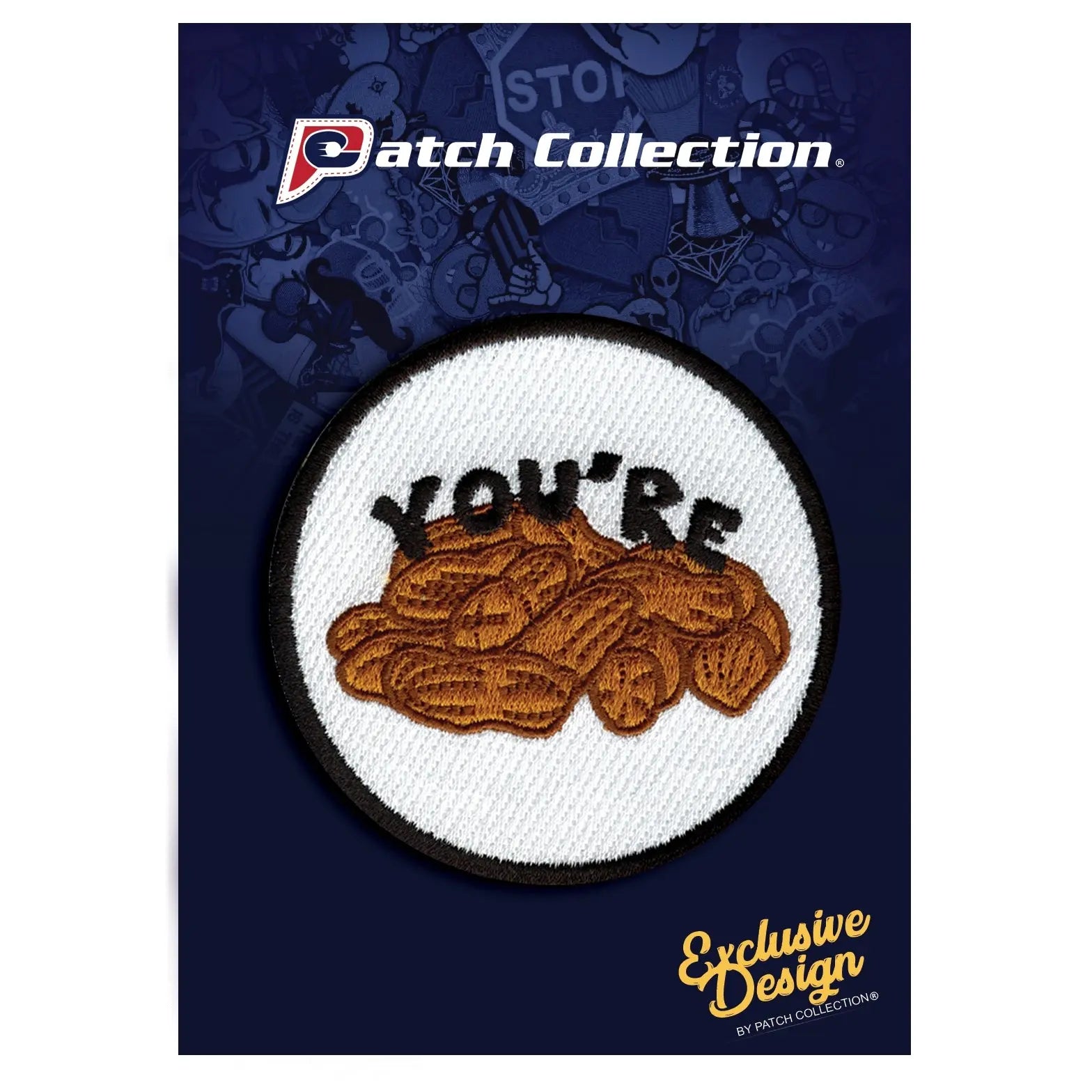 You're Nuts Iron On Patch
