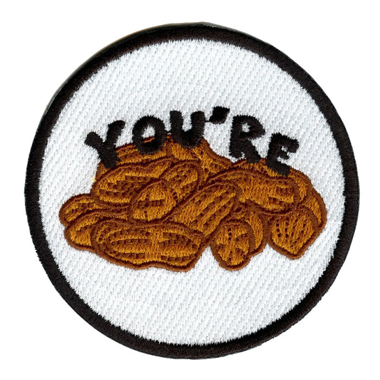 You're Nuts Iron On Patch