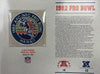 Écusson de la carte de statistiques Willabee &amp; Ward du Pro Bowl NFL 1982